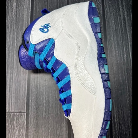 Jordan 10 Retro Charlotte Hornets 2016 US Mens 11.5 - Picture 4 of 12